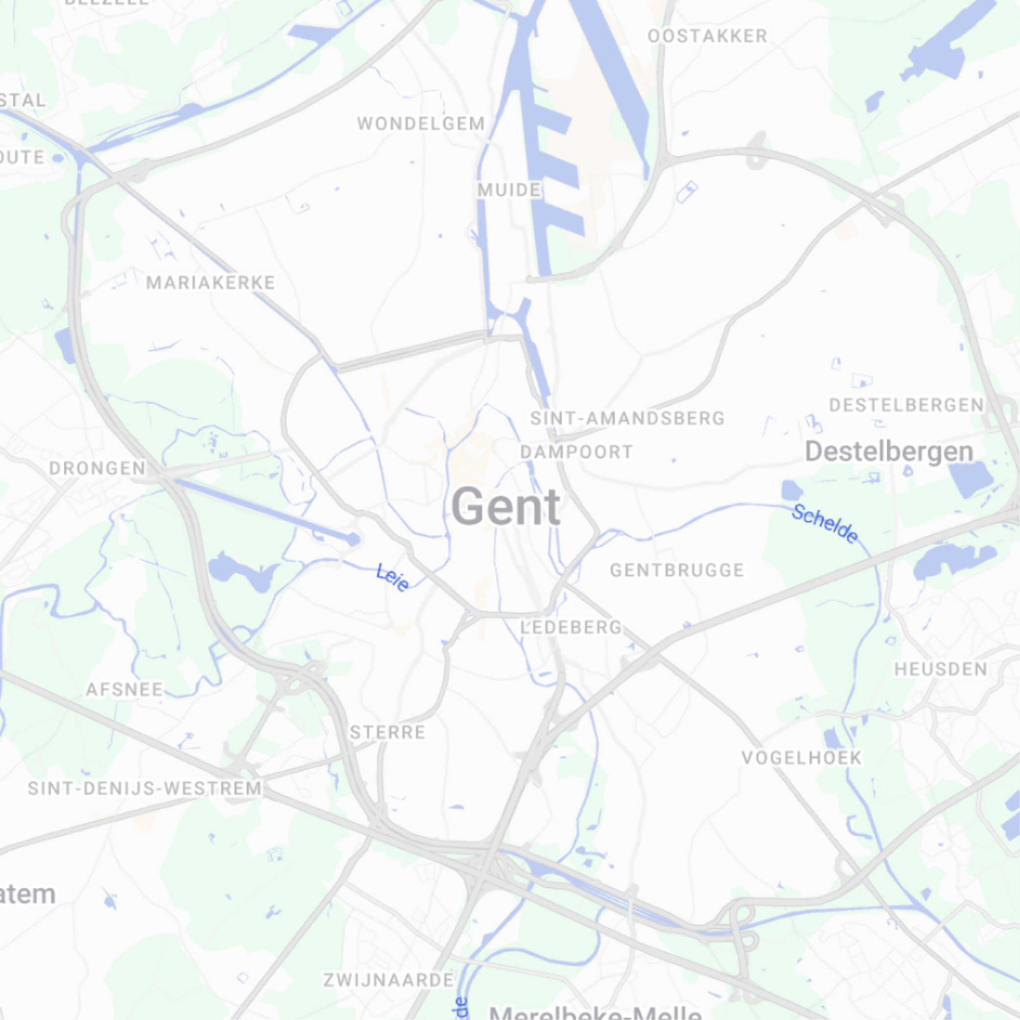 Preview of Ghent map